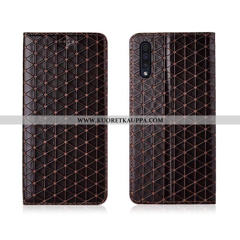 Kuori Samsung Galaxy A50, Kuoret Samsung Galaxy A50, Kotelo Samsung Galaxy A50 Nahkakuori Pesty Sued