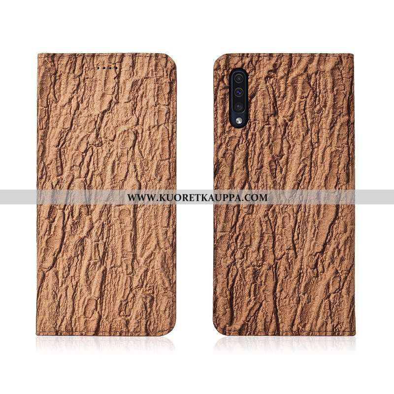 Kuori Samsung Galaxy A50, Kuoret Samsung Galaxy A50, Kotelo Samsung Galaxy A50 Pesty Suede Aito Nahk