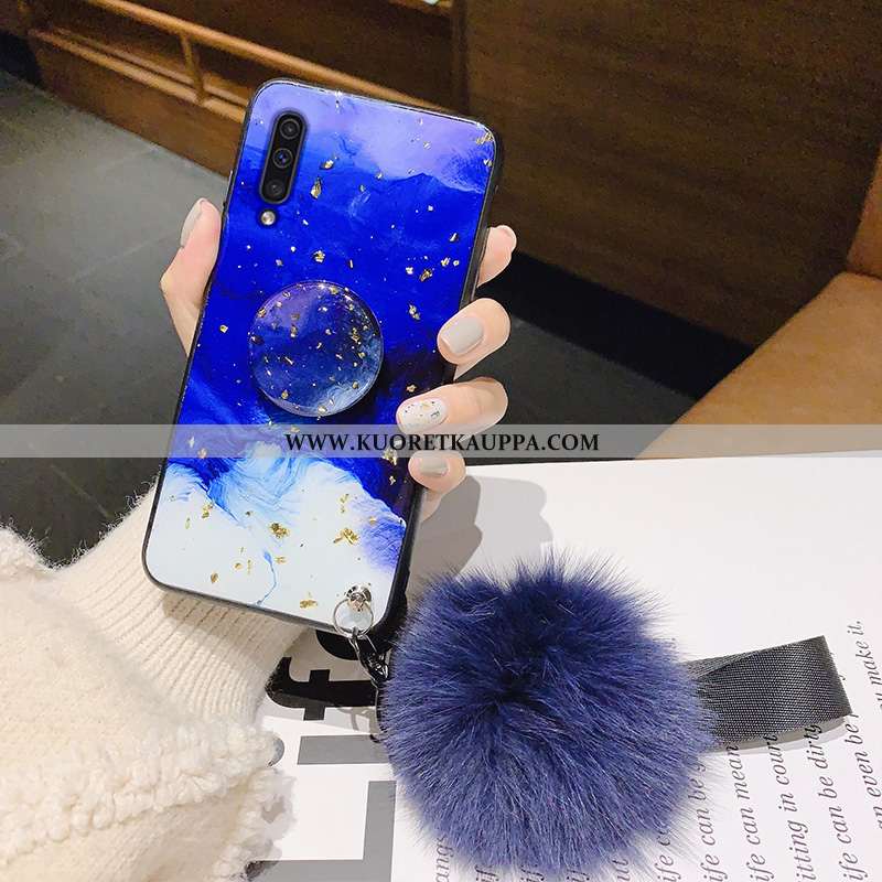 Kuori Samsung Galaxy A50, Kuoret Samsung Galaxy A50, Kotelo Samsung Galaxy A50 Silikoni Suojaus Sini