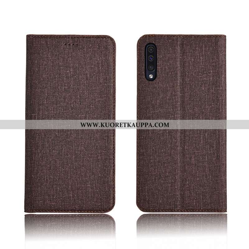 Kuori Samsung Galaxy A50, Kuoret Samsung Galaxy A50, Kotelo Samsung Galaxy A50 Suojaus Pellava Pesty