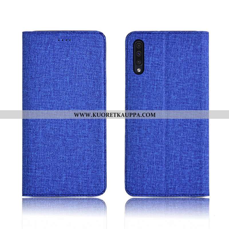 Kuori Samsung Galaxy A50, Kuoret Samsung Galaxy A50, Kotelo Samsung Galaxy A50 Suojaus Pellava Pesty