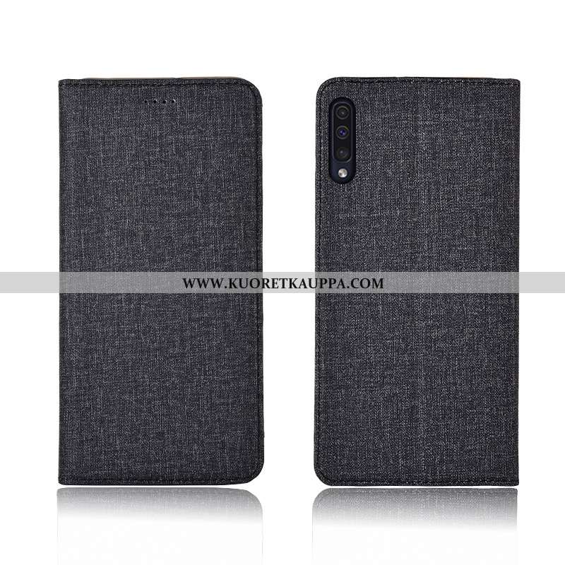 Kuori Samsung Galaxy A50, Kuoret Samsung Galaxy A50, Kotelo Samsung Galaxy A50 Suojaus Pellava Pesty