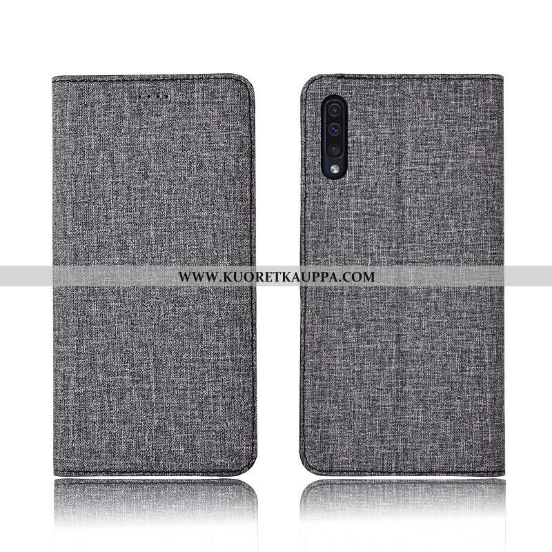 Kuori Samsung Galaxy A50, Kuoret Samsung Galaxy A50, Kotelo Samsung Galaxy A50 Suojaus Pellava Pesty