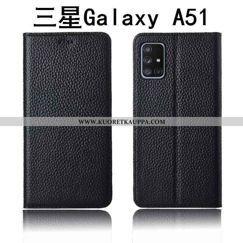 Kuori Samsung Galaxy A51, Kuoret Samsung Galaxy A51, Kotelo Samsung Galaxy A51 Aito Nahka Silikoni P