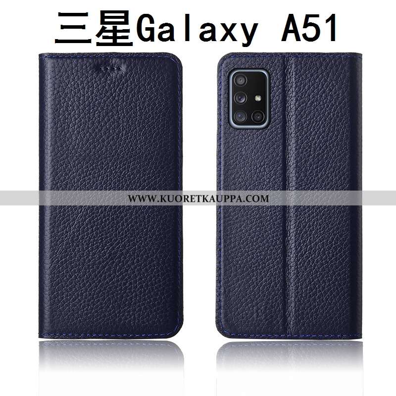 Kuori Samsung Galaxy A51, Kuoret Samsung Galaxy A51, Kotelo Samsung Galaxy A51 Aito Nahka Silikoni P