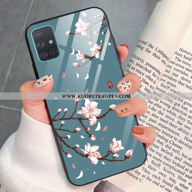 Kuori Samsung Galaxy A51, Kuoret Samsung Galaxy A51, Kotelo Samsung Galaxy A51 Lasi Tila Yksinkertai