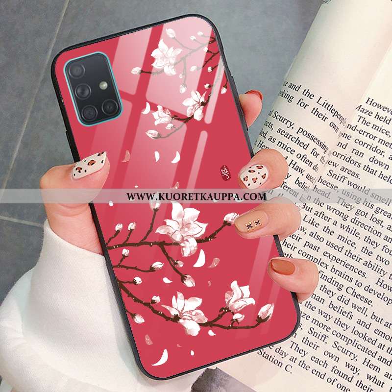 Kuori Samsung Galaxy A51, Kuoret Samsung Galaxy A51, Kotelo Samsung Galaxy A51 Lasi Tila Yksinkertai