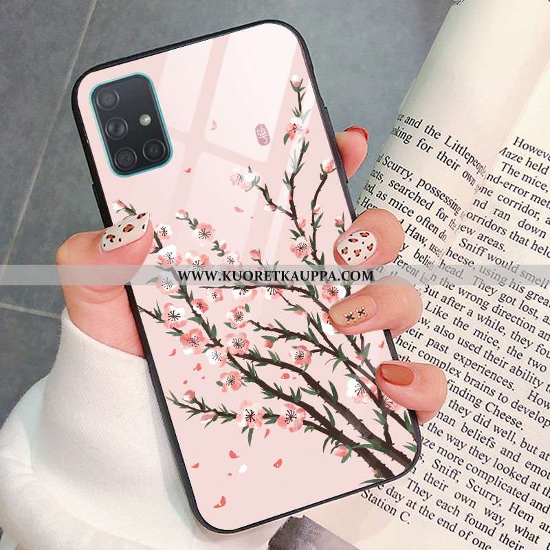 Kuori Samsung Galaxy A51, Kuoret Samsung Galaxy A51, Kotelo Samsung Galaxy A51 Lasi Tila Yksinkertai