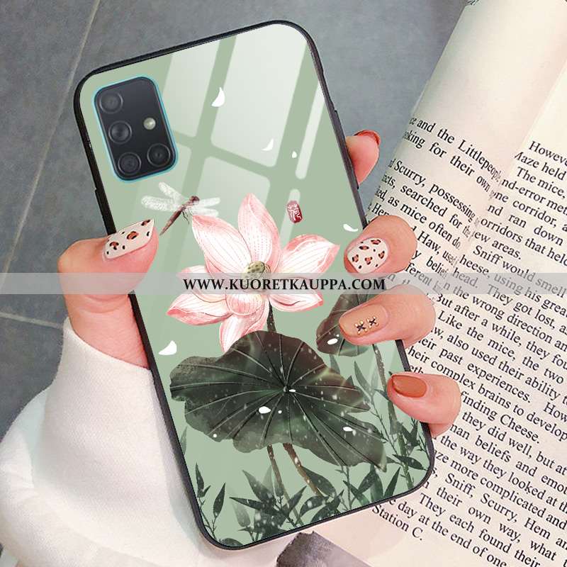 Kuori Samsung Galaxy A51, Kuoret Samsung Galaxy A51, Kotelo Samsung Galaxy A51 Lasi Tila Yksinkertai