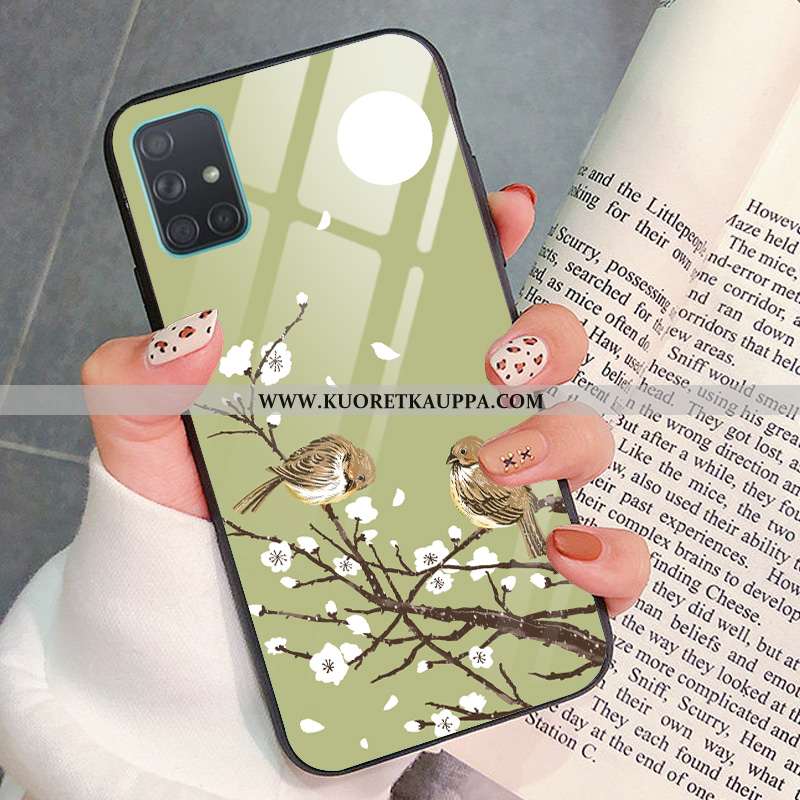 Kuori Samsung Galaxy A51, Kuoret Samsung Galaxy A51, Kotelo Samsung Galaxy A51 Lasi Tila Yksinkertai