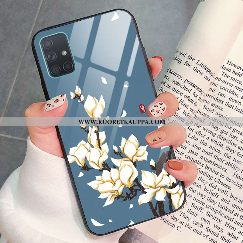 Kuori Samsung Galaxy A51, Kuoret Samsung Galaxy A51, Kotelo Samsung Galaxy A51 Lasi Tila Yksinkertai