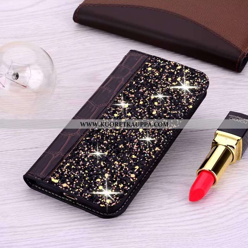 Kuori Samsung Galaxy A51, Kuoret Samsung Galaxy A51, Kotelo Samsung Galaxy A51 Nahkakuori Kukkakuvio