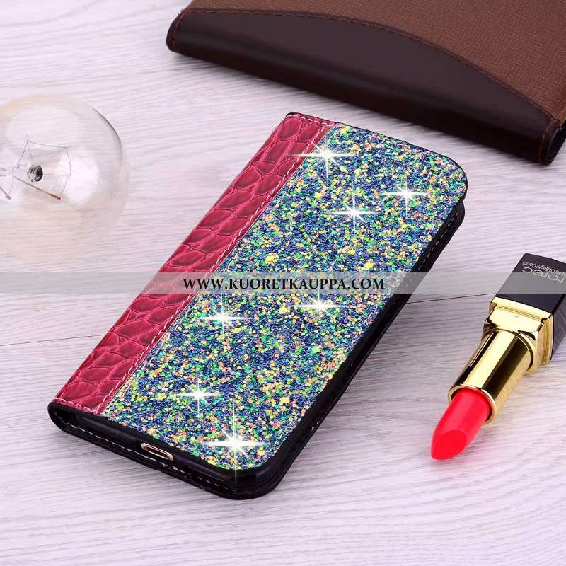 Kuori Samsung Galaxy A51, Kuoret Samsung Galaxy A51, Kotelo Samsung Galaxy A51 Nahkakuori Kukkakuvio