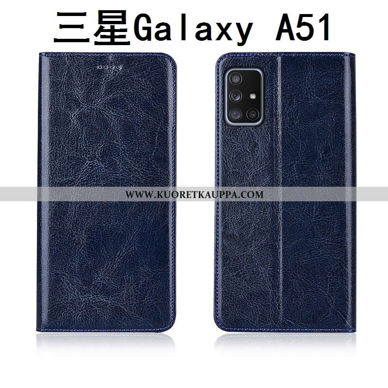 Kuori Samsung Galaxy A51, Kuoret Samsung Galaxy A51, Kotelo Samsung Galaxy A51 Nahkakuori Pesty Sued