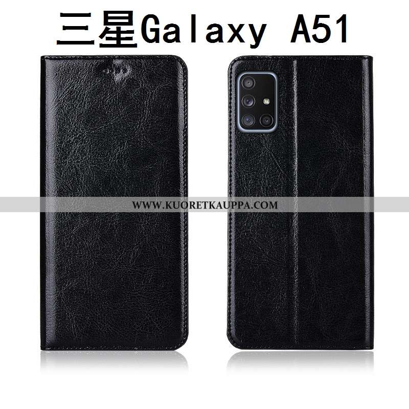 Kuori Samsung Galaxy A51, Kuoret Samsung Galaxy A51, Kotelo Samsung Galaxy A51 Nahkakuori Pesty Sued