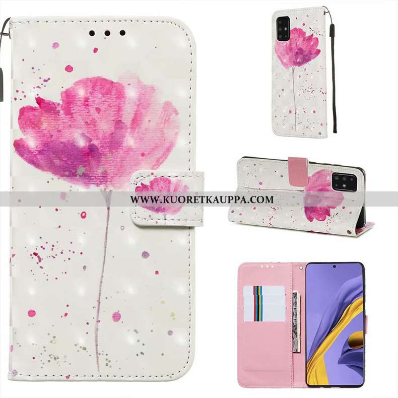 Kuori Samsung Galaxy A51, Kuoret Samsung Galaxy A51, Kotelo Samsung Galaxy A51 Nahkakuori Silikoni M