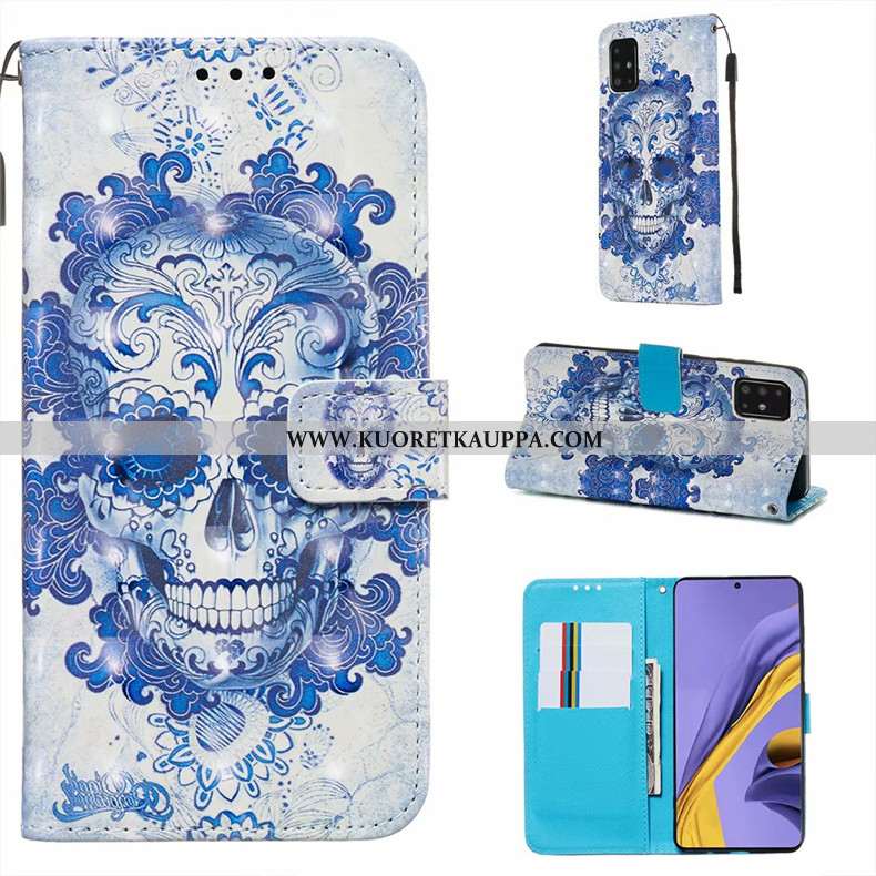 Kuori Samsung Galaxy A51, Kuoret Samsung Galaxy A51, Kotelo Samsung Galaxy A51 Nahkakuori Silikoni M