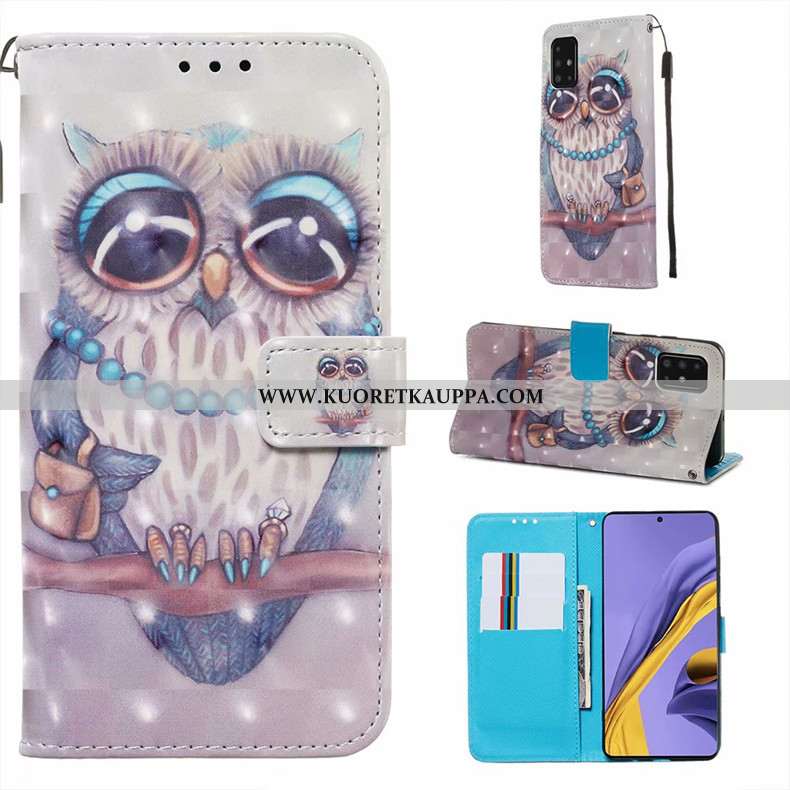 Kuori Samsung Galaxy A51, Kuoret Samsung Galaxy A51, Kotelo Samsung Galaxy A51 Nahkakuori Silikoni M