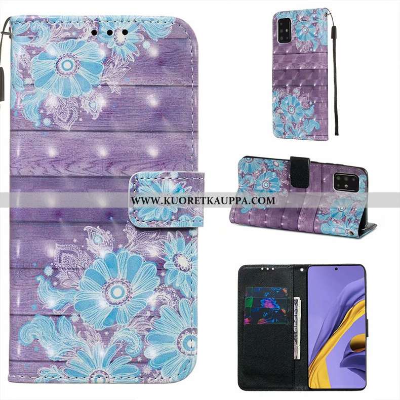 Kuori Samsung Galaxy A51, Kuoret Samsung Galaxy A51, Kotelo Samsung Galaxy A51 Nahkakuori Silikoni M