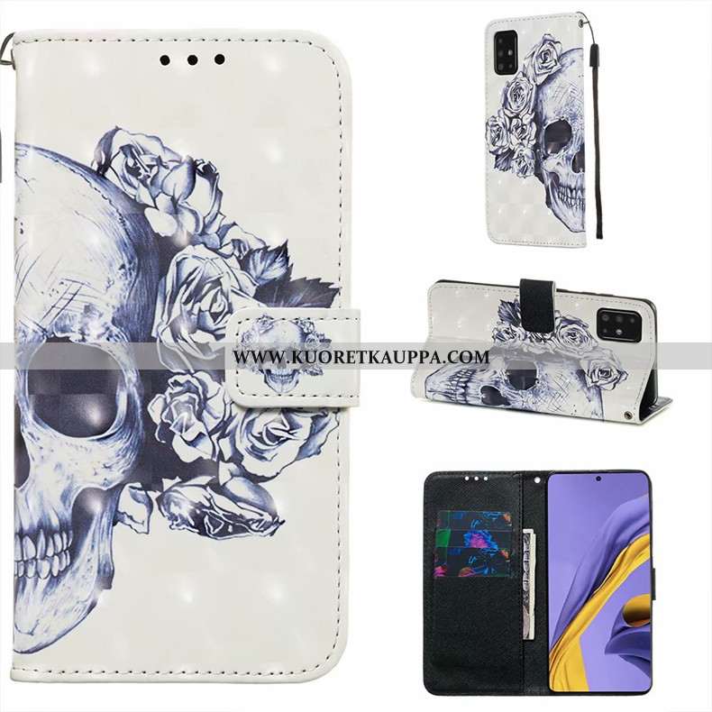 Kuori Samsung Galaxy A51, Kuoret Samsung Galaxy A51, Kotelo Samsung Galaxy A51 Nahkakuori Silikoni M