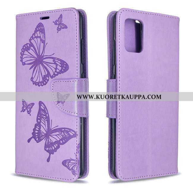 Kuori Samsung Galaxy A51, Kuoret Samsung Galaxy A51, Kotelo Samsung Galaxy A51 Nahkakuori Silikoni T