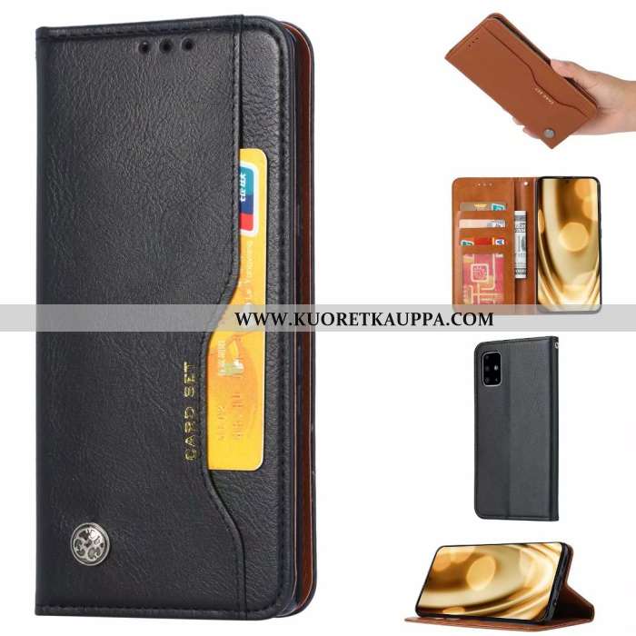 Kuori Samsung Galaxy A51, Kuoret Samsung Galaxy A51, Kotelo Samsung Galaxy A51 Nahkakuori Suojaus Uu