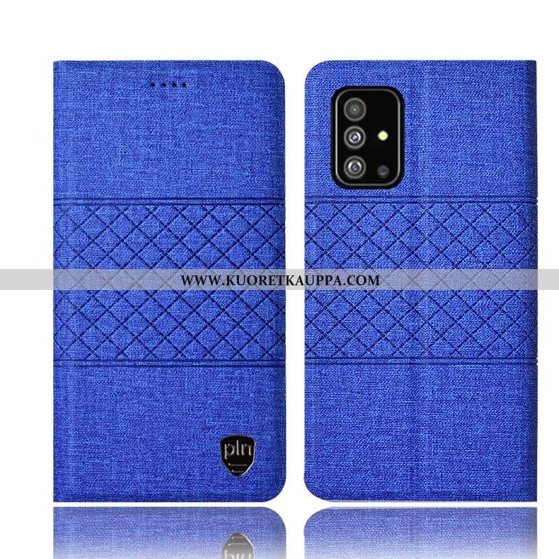 Kuori Samsung Galaxy A51, Kuoret Samsung Galaxy A51, Kotelo Samsung Galaxy A51 Pellava Nahkakuori Mu