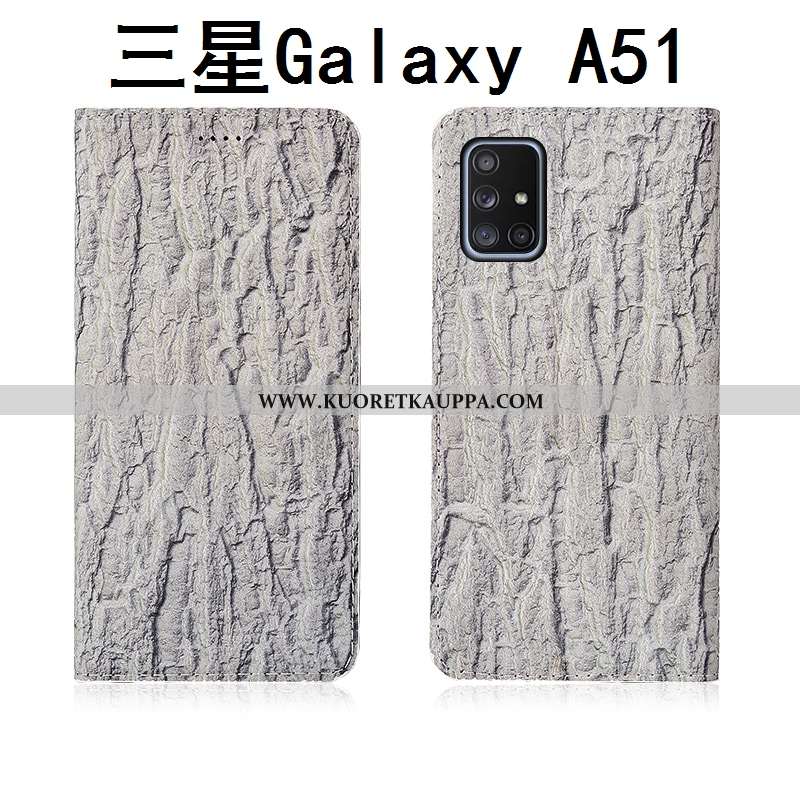 Kuori Samsung Galaxy A51, Kuoret Samsung Galaxy A51, Kotelo Samsung Galaxy A51 Pesty Suede Aito Nahk