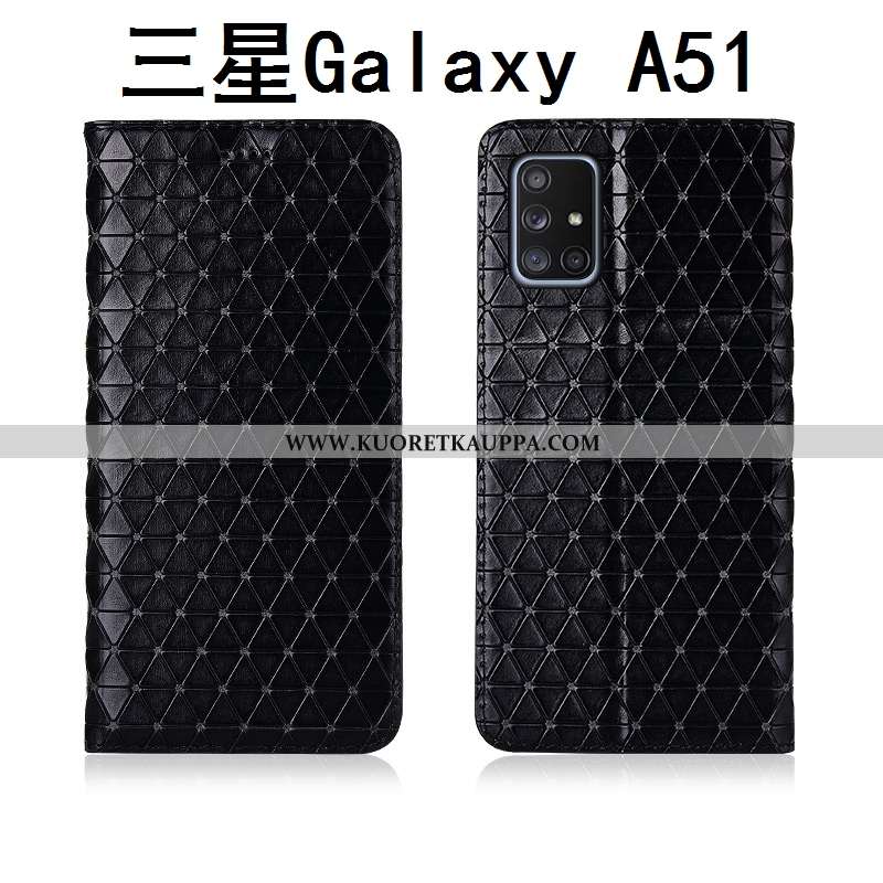 Kuori Samsung Galaxy A51, Kuoret Samsung Galaxy A51, Kotelo Samsung Galaxy A51 Pesty Suede Aito Nahk