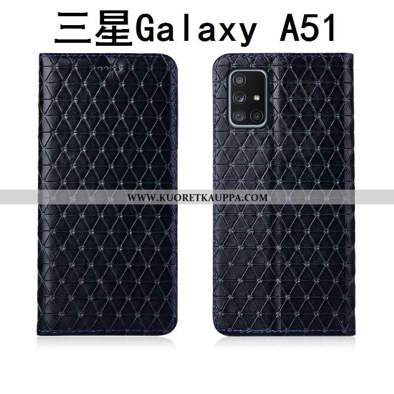 Kuori Samsung Galaxy A51, Kuoret Samsung Galaxy A51, Kotelo Samsung Galaxy A51 Pesty Suede Aito Nahk