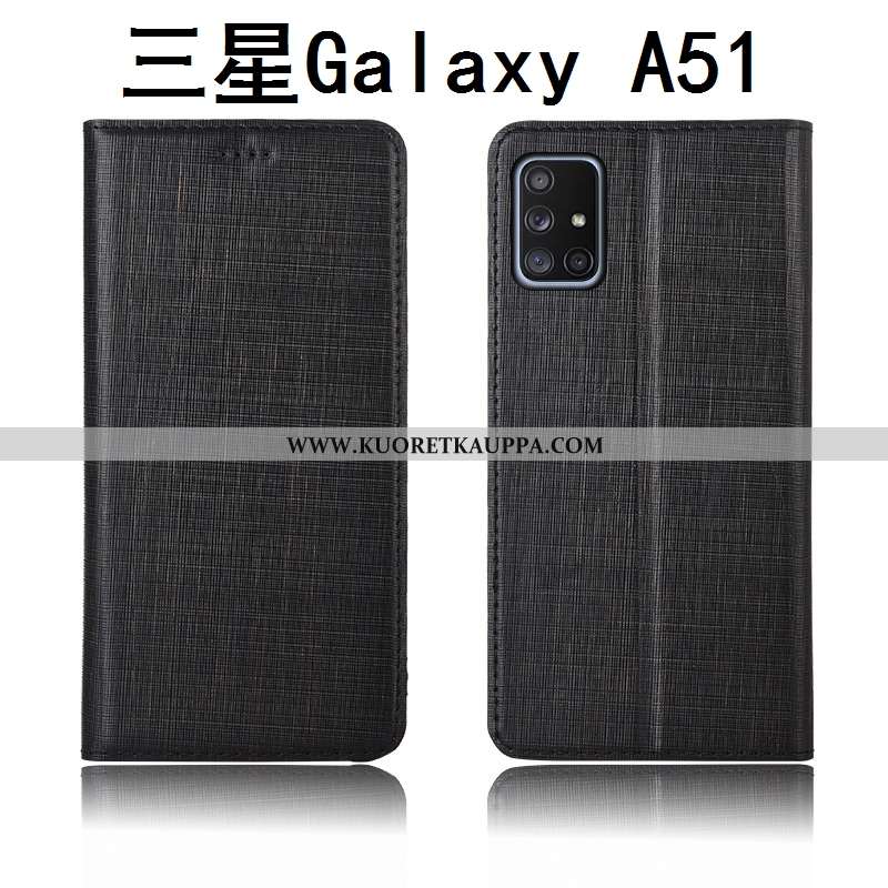 Kuori Samsung Galaxy A51, Kuoret Samsung Galaxy A51, Kotelo Samsung Galaxy A51 Pesty Suede Aito Nahk