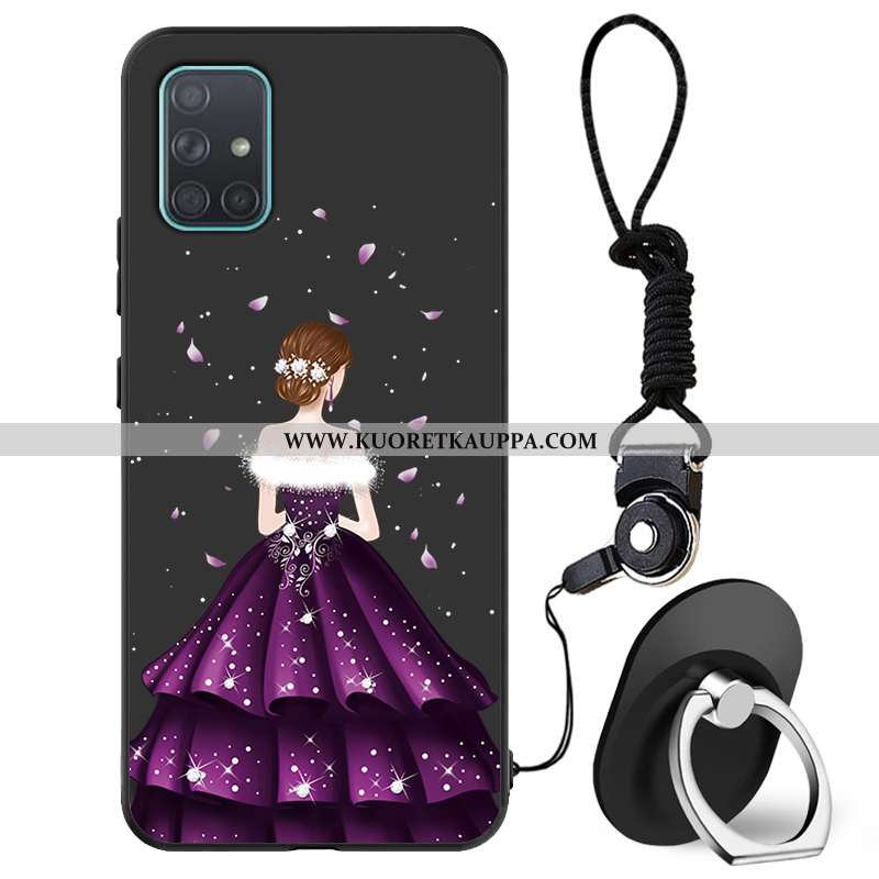 Kuori Samsung Galaxy A51, Kuoret Samsung Galaxy A51, Kotelo Samsung Galaxy A51 Pesty Suede Ihana Täh