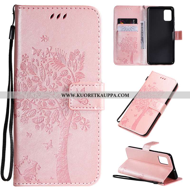 Kuori Samsung Galaxy A51, Kuoret Samsung Galaxy A51, Kotelo Samsung Galaxy A51 Suojaus Nahkakuori Mu