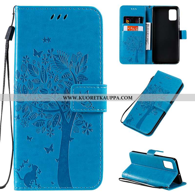 Kuori Samsung Galaxy A51, Kuoret Samsung Galaxy A51, Kotelo Samsung Galaxy A51 Suojaus Nahkakuori Mu