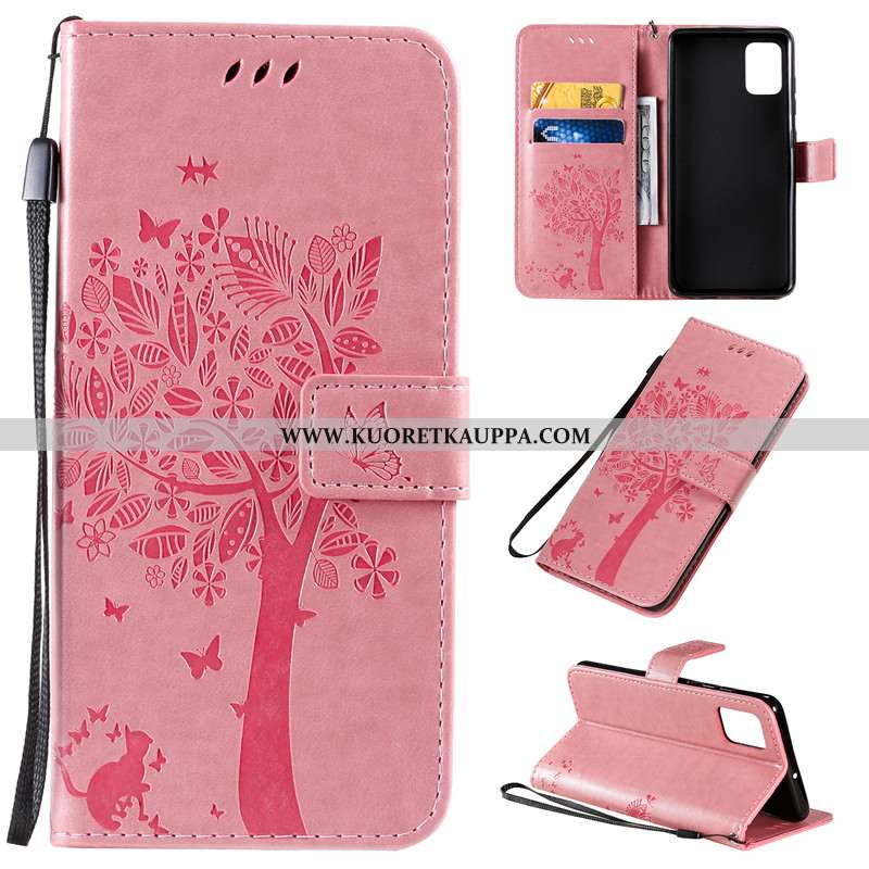 Kuori Samsung Galaxy A51, Kuoret Samsung Galaxy A51, Kotelo Samsung Galaxy A51 Suojaus Nahkakuori Mu