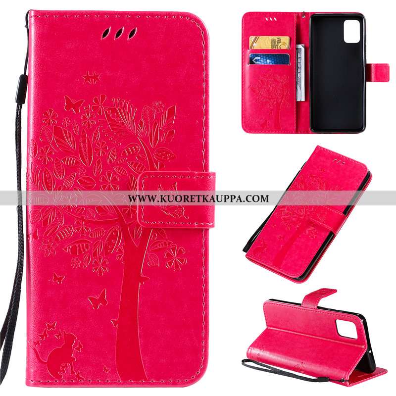 Kuori Samsung Galaxy A51, Kuoret Samsung Galaxy A51, Kotelo Samsung Galaxy A51 Suojaus Nahkakuori Mu