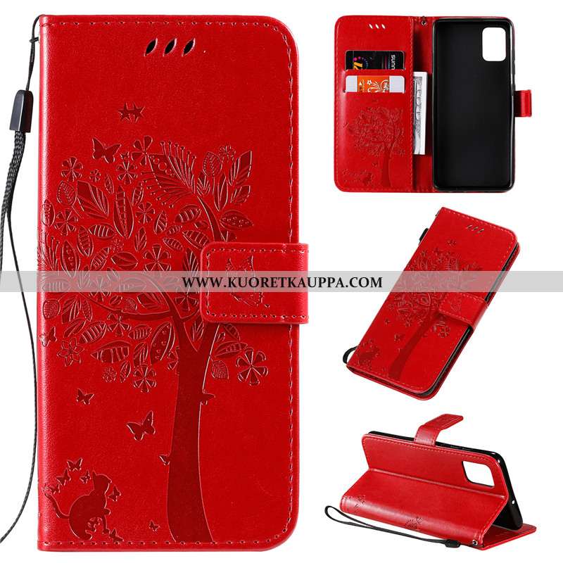 Kuori Samsung Galaxy A51, Kuoret Samsung Galaxy A51, Kotelo Samsung Galaxy A51 Suojaus Nahkakuori Mu