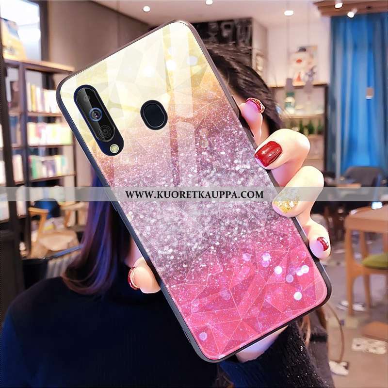 Kuori Samsung Galaxy A60, Kuoret Samsung Galaxy A60, Kotelo Samsung Galaxy A60 Kukkakuvio Net Red Ti