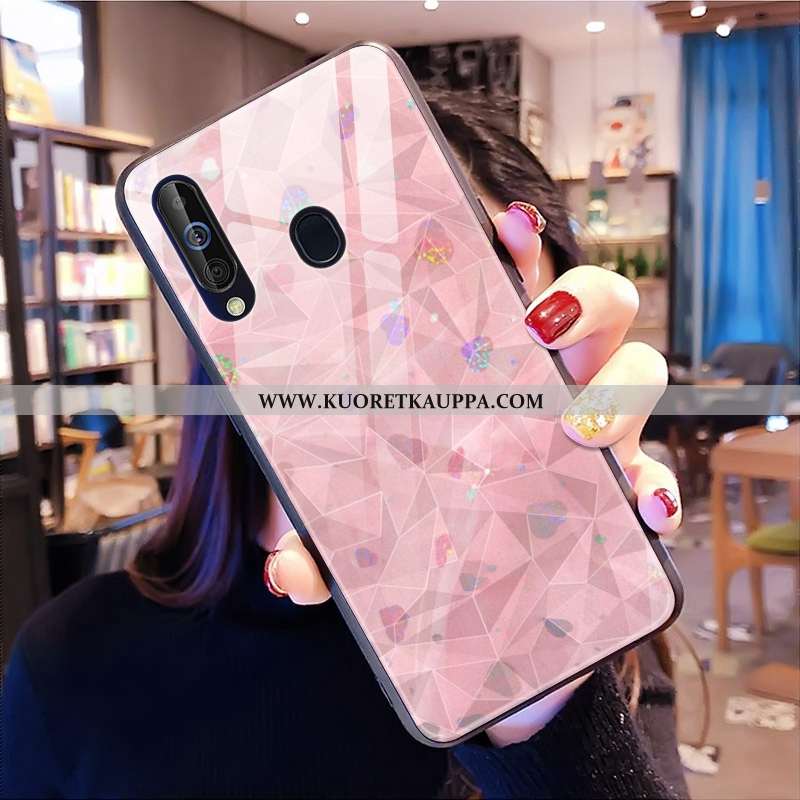 Kuori Samsung Galaxy A60, Kuoret Samsung Galaxy A60, Kotelo Samsung Galaxy A60 Kukkakuvio Net Red Ti