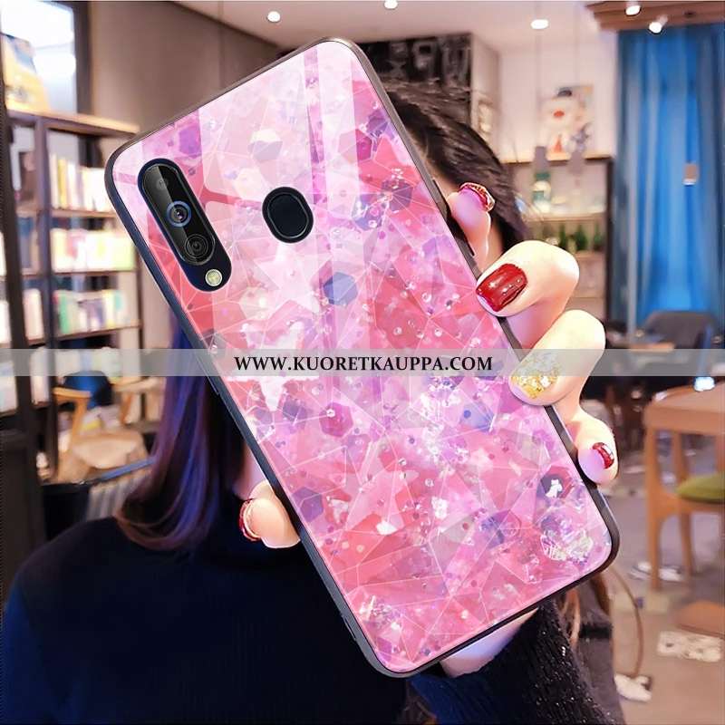 Kuori Samsung Galaxy A60, Kuoret Samsung Galaxy A60, Kotelo Samsung Galaxy A60 Kukkakuvio Net Red Ti