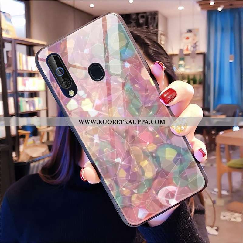 Kuori Samsung Galaxy A60, Kuoret Samsung Galaxy A60, Kotelo Samsung Galaxy A60 Kukkakuvio Net Red Ti