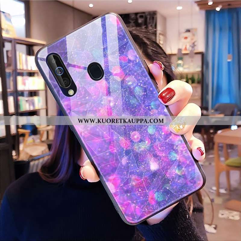 Kuori Samsung Galaxy A60, Kuoret Samsung Galaxy A60, Kotelo Samsung Galaxy A60 Kukkakuvio Net Red Ti