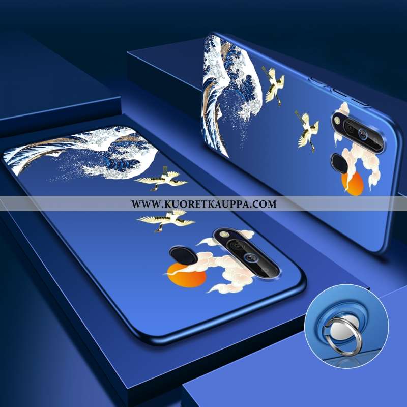 Kuori Samsung Galaxy A60, Kuoret Samsung Galaxy A60, Kotelo Samsung Galaxy A60 Luova Pesty Suede Täh