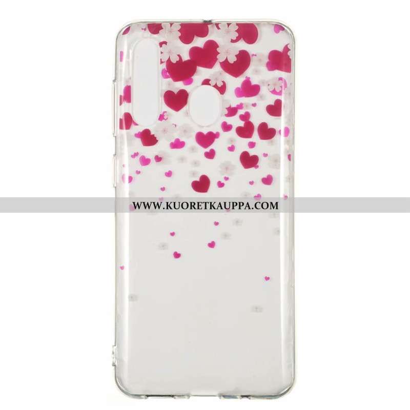 Kuori Samsung Galaxy A60, Kuoret Samsung Galaxy A60, Kotelo Samsung Galaxy A60 Läpinäkyvä Sarjakuva 