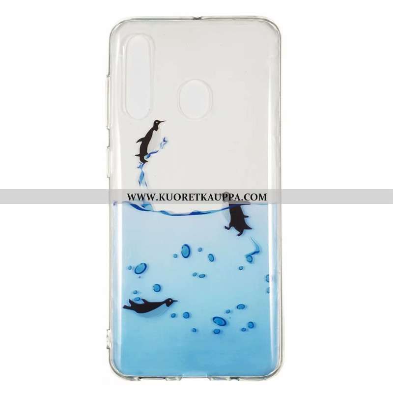 Kuori Samsung Galaxy A60, Kuoret Samsung Galaxy A60, Kotelo Samsung Galaxy A60 Läpinäkyvä Sarjakuva 