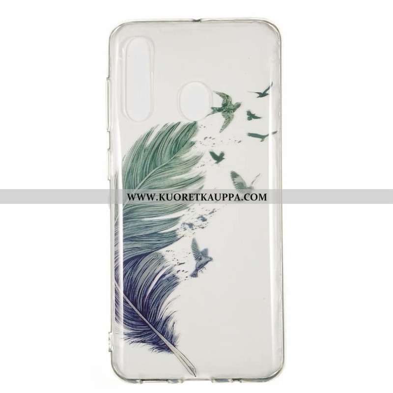 Kuori Samsung Galaxy A60, Kuoret Samsung Galaxy A60, Kotelo Samsung Galaxy A60 Läpinäkyvä Sarjakuva 