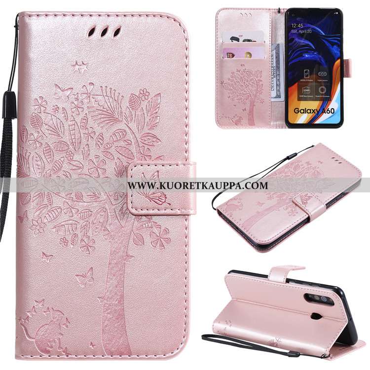 Kuori Samsung Galaxy A60, Kuoret Samsung Galaxy A60, Kotelo Samsung Galaxy A60 Nahkakuori Suojaus Ko