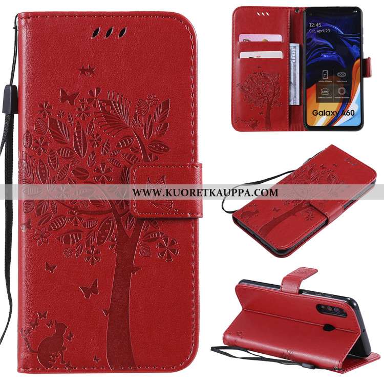 Kuori Samsung Galaxy A60, Kuoret Samsung Galaxy A60, Kotelo Samsung Galaxy A60 Nahkakuori Suojaus Ko