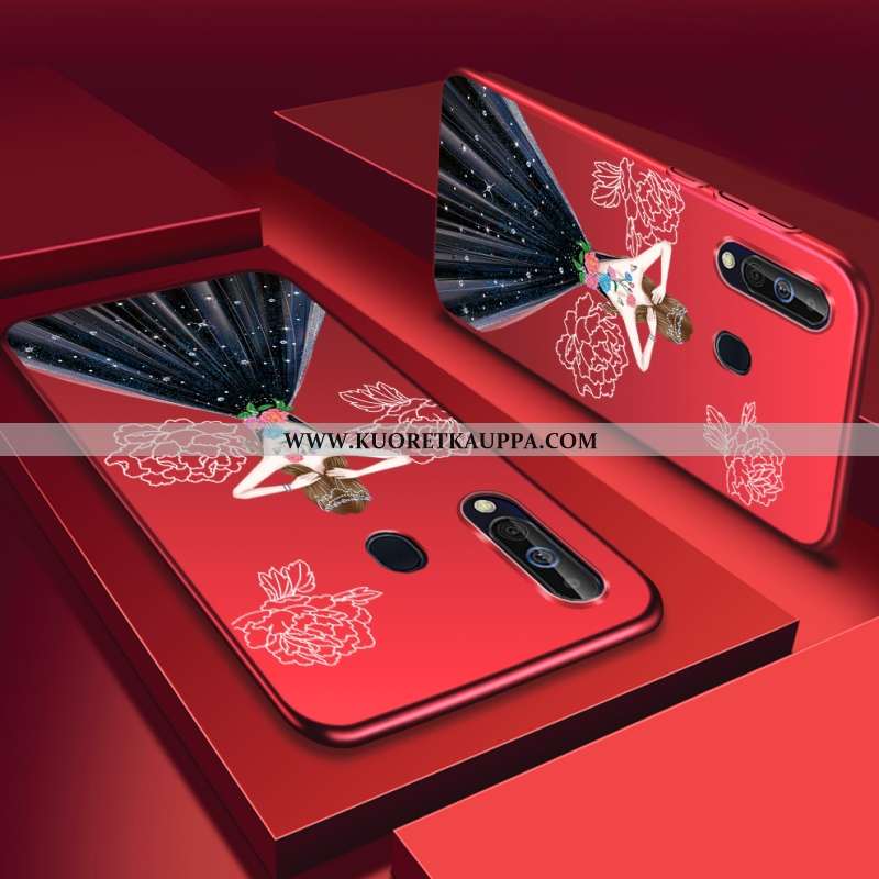 Kuori Samsung Galaxy A60, Kuoret Samsung Galaxy A60, Kotelo Samsung Galaxy A60 Suojaus Tila Punainen