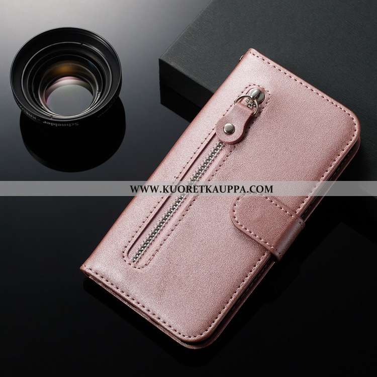 Kuori Samsung Galaxy A60, Kuoret Samsung Galaxy A60, Kotelo Samsung Galaxy A60 Vetoketju Nahkakuori 